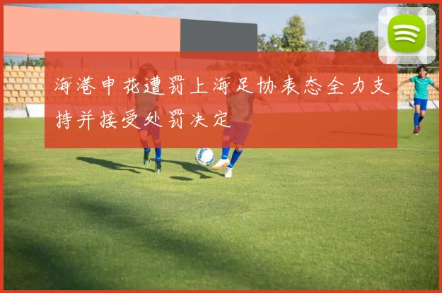 海港申花遭罚上海足协表态全力支持并接受处罚决定